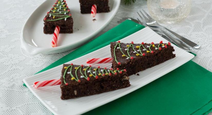 Ettől a sütitől biztos megjön az ünnepi hangulat – karácsonyi brownie recept