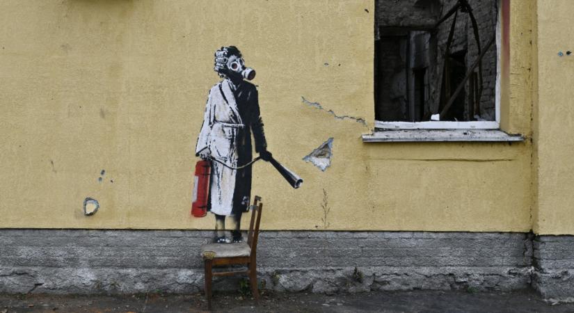 Tizenkét év börtönt is kaphat a kijevi Banksy-tolvaj