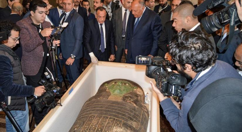 Ellopott szarkofágot adott vissza Egyiptomnak egy amerikai múzeum