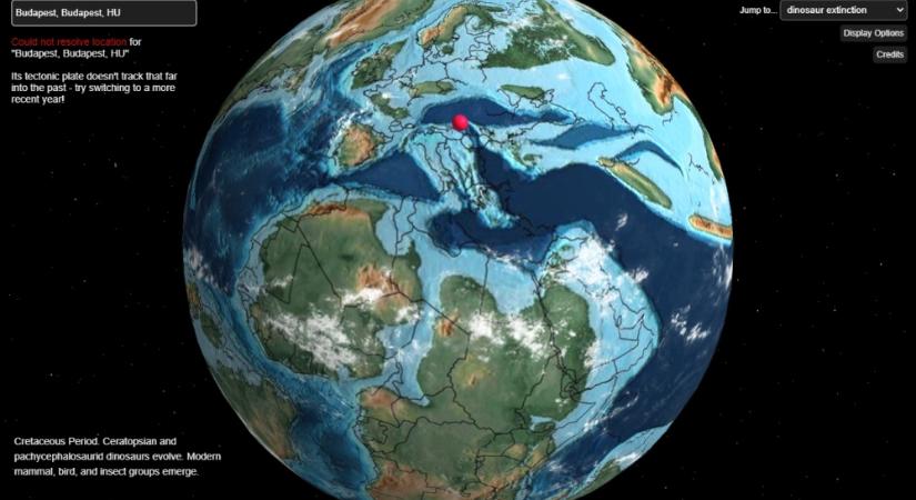 Hol volt a házad 90 millió éve? Nézd meg ezen a térképen!
