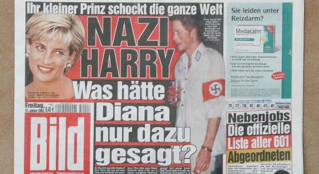 Harry állítja: Vilmos herceg és Kate Middleton bátorította, hogy vegye fel a náci jelmezt