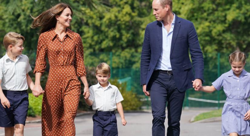 Elragadó becenevek a brit királyi családban: így szólítja gyermekeit Katalin és Vilmos, amikor senki sem figyeli őket