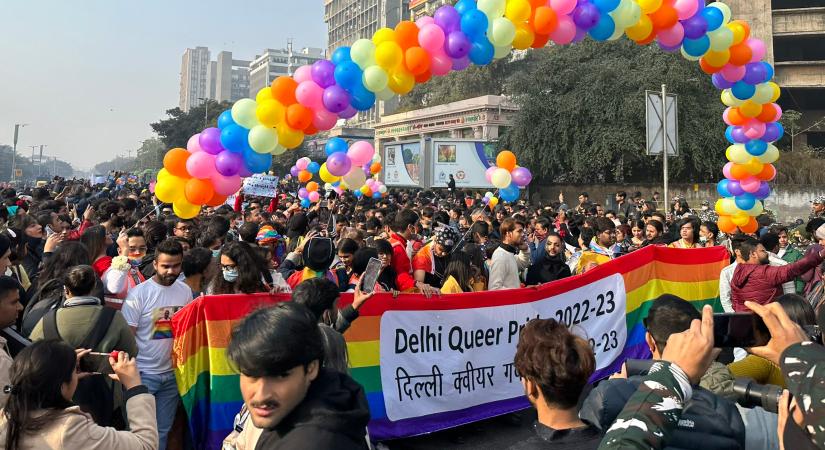 Három év után tartottak pride felvonulást Delhiben