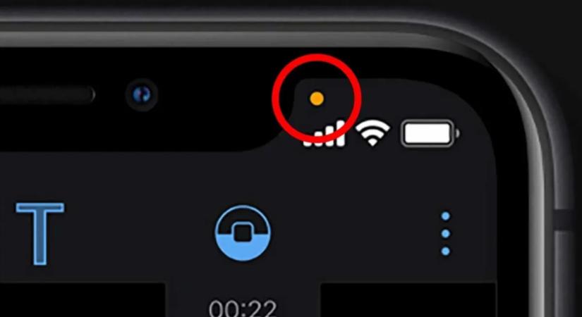 A narancssárga pötty azt jelenti az iPhone-on, hogy egy app a mikrofont használja?