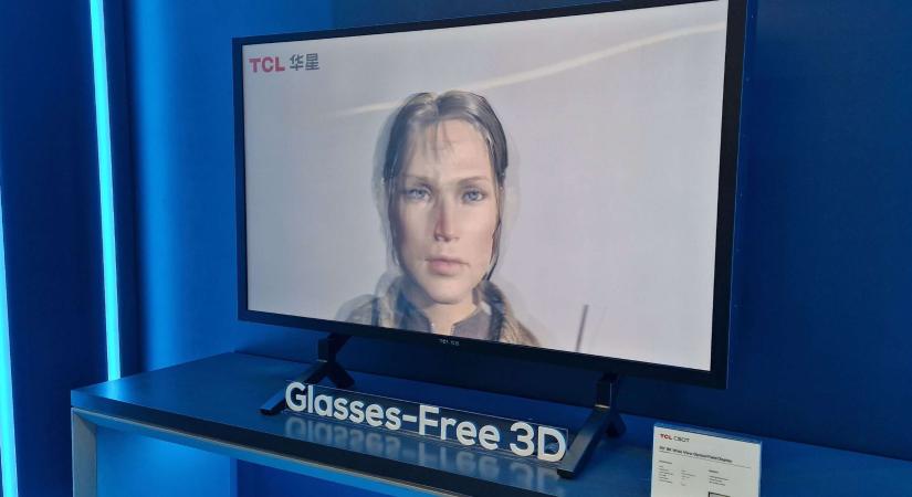 Rémesen gagyi a TCL szemüveg nélküli 3D tévéje