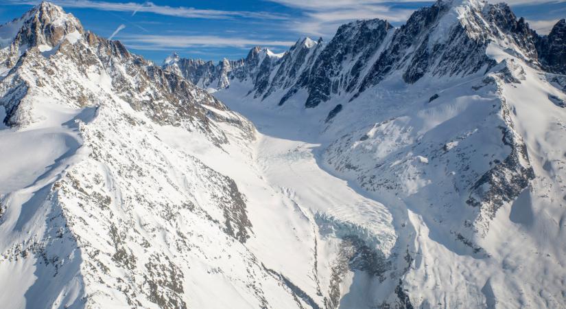 Lavinabalesetben meghalt egy 45 éves túrázó az alpok egyik legnagyobb gleccserén