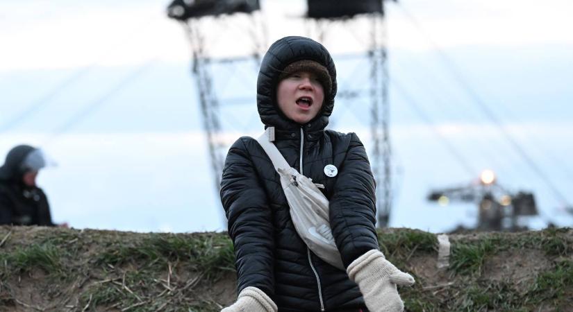 Lützerath lett a klímavédelem szimbóluma: Greta Thunberg is a helyszínen tüntet