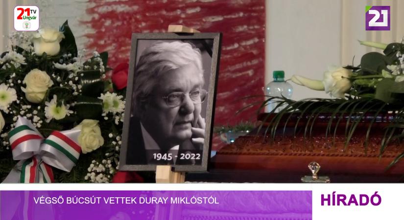 Végső búcsút vettek Duray Miklóstól (videó)