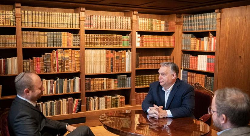 Orbán Viktor izraeli konzervatív politikai vezetővel tárgyalt