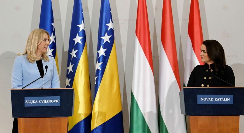 Novák Katalin Bosznia-Hercegovina soros elnökével tárgyalt