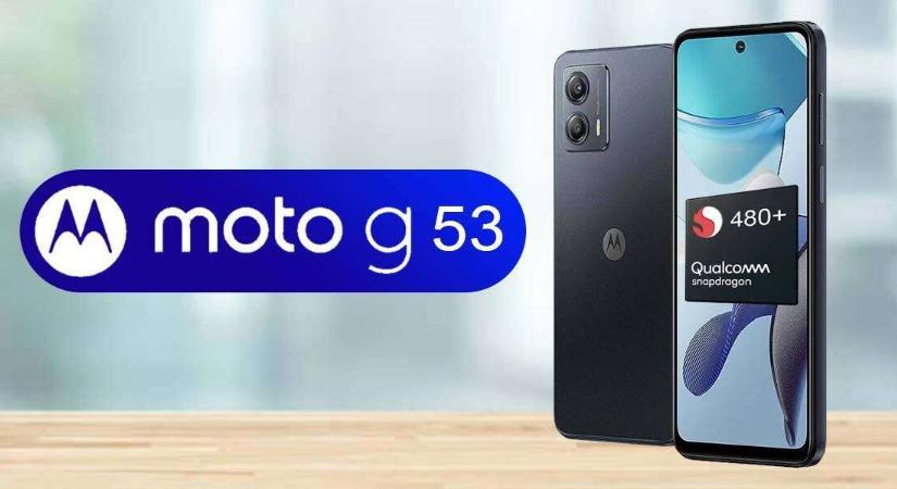 Fotókon a Motorola Moto G53 globális változata