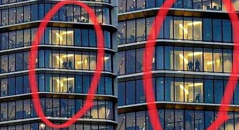„Ez látványosan nyilvánosra sikeredett” – Hetekig egész Budapest látta, ahogy a MOL torony dolgozói WC-znek