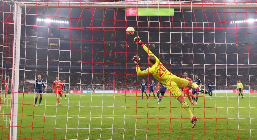 90. percben szerzett óriási kapufás góllal mentett pontot a Bayern München