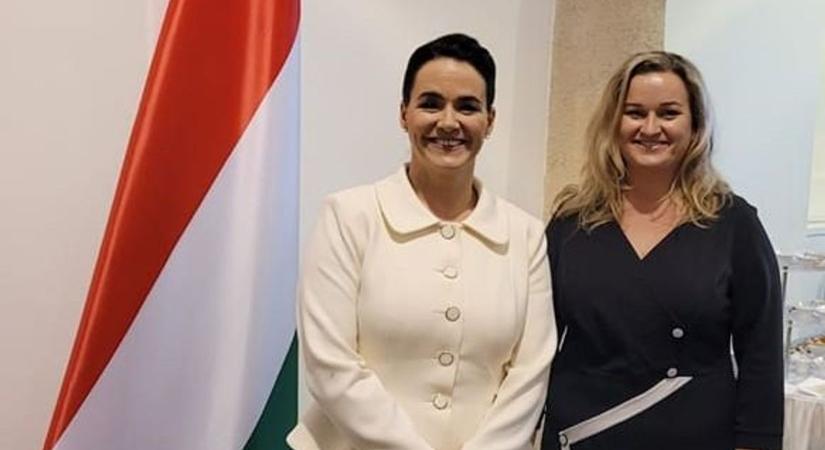 Kétegyháza polgármestere is részt vett Novák Katalin fogadásán