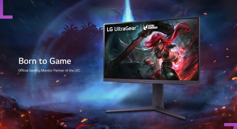 Az LG legújabb gaming monitora lett a 2023-as LEC hivatalos kijelzője