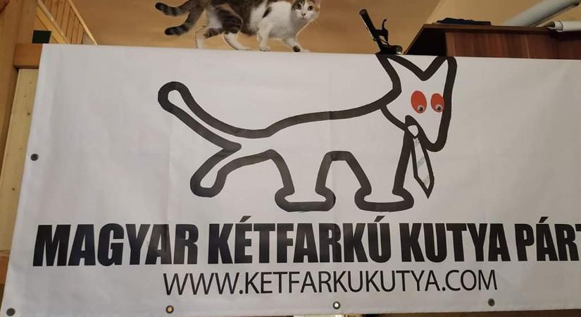Kiegészítette a Kétfarkú Kutya Párt a kormány új plakátját