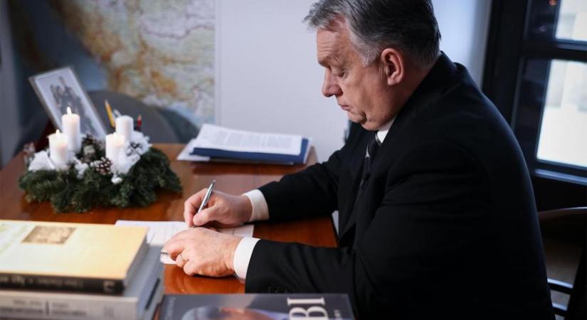 Orbán Viktor aláírta az uniós gigahitelről szóló határozatot