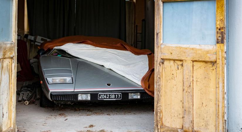 Kazánházból került elő ez a ritka Lamborghini Countach