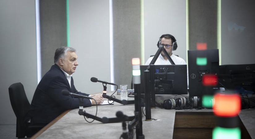 Itt vannak a legújabb kormányzati döntések - élőben Orbán Viktor rádióinterjúja