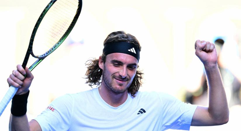Sztefanosz Cicipasz hatalmas öröme: először jutott döntőbe az Australian Openen