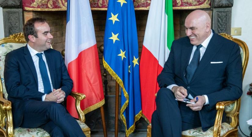 Ukrajnáról is egyeztetett az olasz és a francia védelmi miniszter