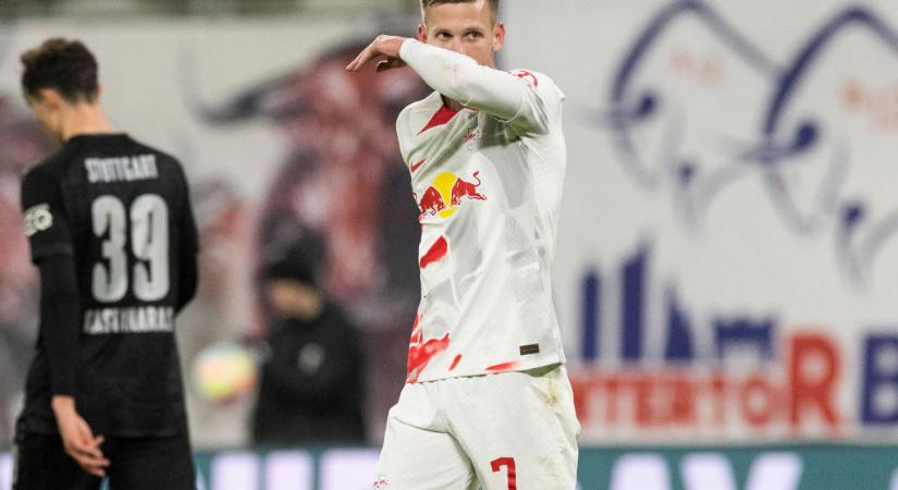 Hetekre kidőlt az RB Leipzig középpályása a Stuttgart elleni meccs után