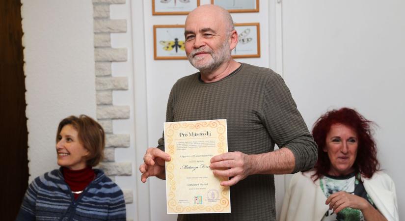 Matucza Ferenc kapta múzeumi díjat