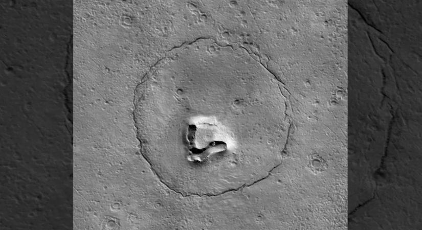 Medveszerű formációt találtak a Marson