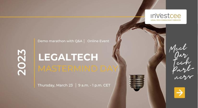 Újra itt a LegalTech Mastermind Day 2023! Megoldások a jogi back-end digitalizációjához