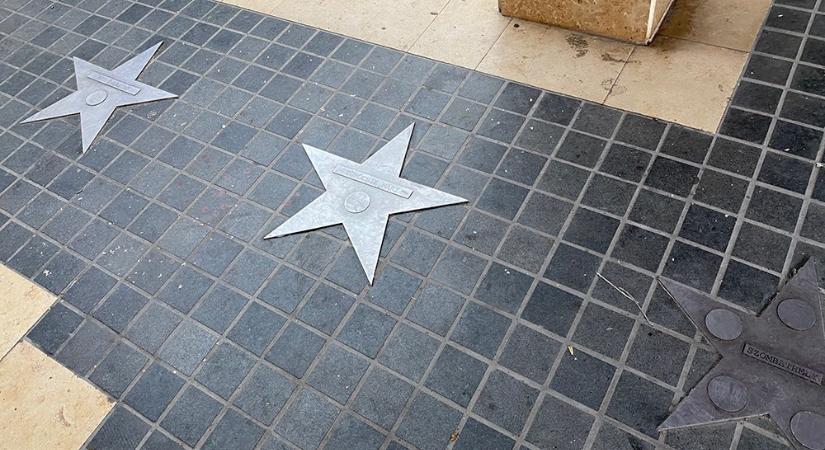 Visszakerült Törőcsik Mari csillaga a szombathelyi hírességek sétányára