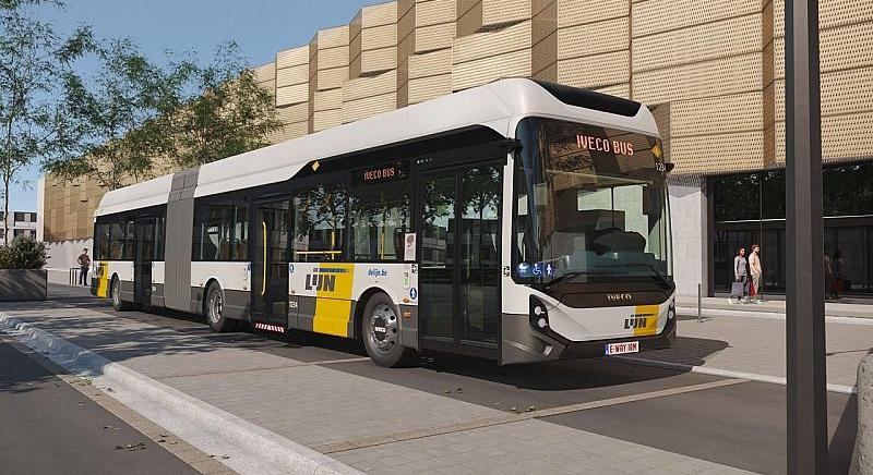 Ötszáz elektromos Iveco busz lepi el Belgium utcáit