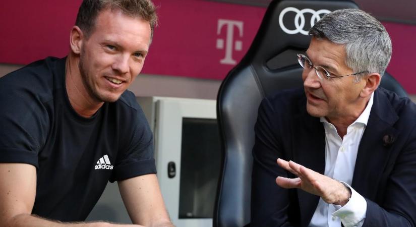 Bundesliga: a Bayern elnöke bízik Nagelsmannban és a csapatban