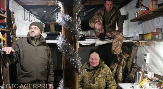 Így élnek földalatti lövészárkokban az ukrán katonák (KÉPRIPORT)