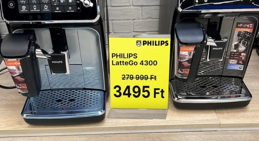 Párezer forintért méregdrága Philips kávéfőző? Lehúzós hirdetésekkel verik át a hiszékeny magyarokat