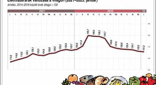 Egy ábrában, miként változtak a világban az élelmiszerárak - A nehezén túl vagyunk