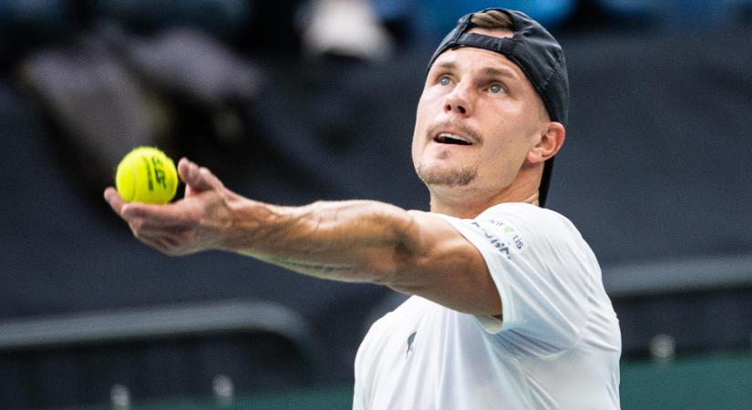 Fucsovicsnak nem volt esélye, döntetlenről folytatja a magyar férfi teniszválogatott