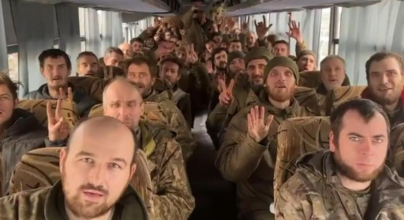 Hadifogolycsere: 116 ukrán katonát engedtek szabadon az oroszok