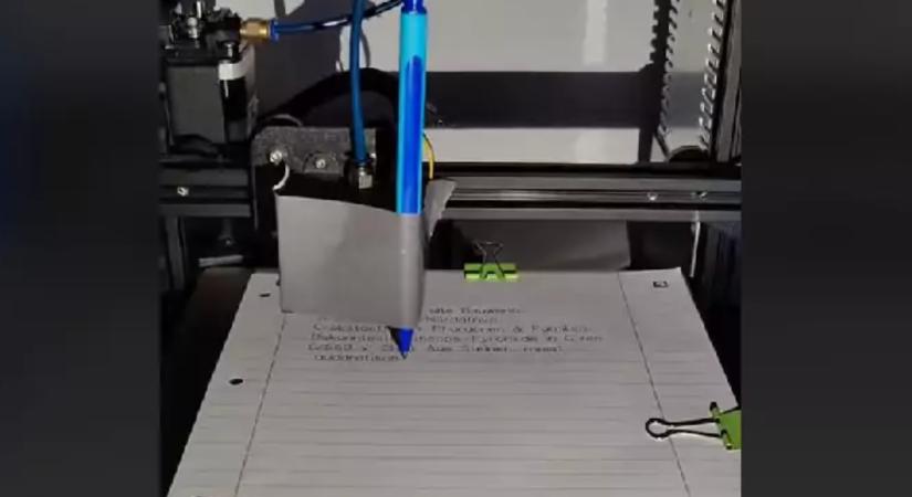 Egy diákzseni bemutatja: Így hamisíts házifeladatot ChatGPT-vel és 3D nyomtatóval