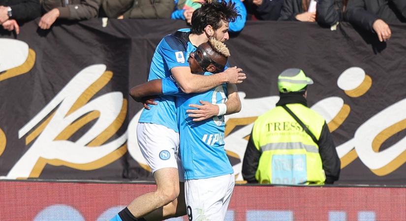 Kvaradonáék újabb lépést tettek a Napoli bajnoki címe felé