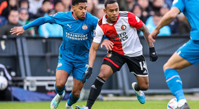 Eredivisie: a 97. percben mentett pontot a Feyenoord a PSV ellen – videóval