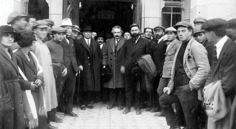 100 éve: Albert Einstein erec izraeli körutazása