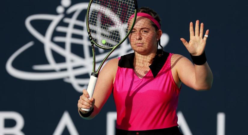 Tenisz: Jelena Ostapenko máris búcsúzott Abu-Dzabiban