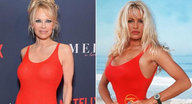 Pamela Anderson: Megtartottam a piros úszódresszt, és még mindig jó rám