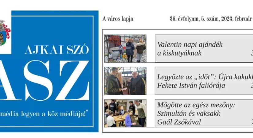 Ajkai Szó online újság 2023.02.10.