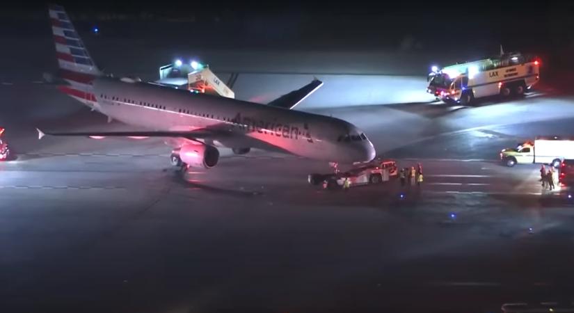 Utasokat szállító busznak ütközött egy repülő a Los Angeles-i reptéren – többen megsérültek