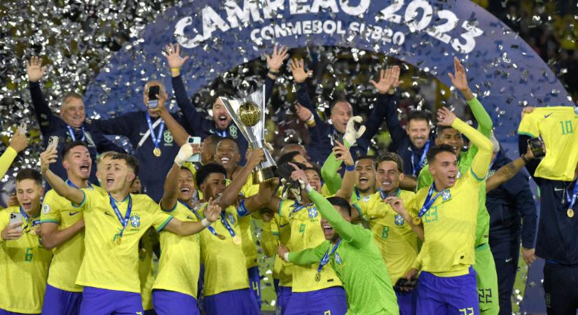 U20-as Dél-Amerika-bajnokság: a brazilok a hajrában győzték le Uruguayt és megnyerték a tornát – videóval