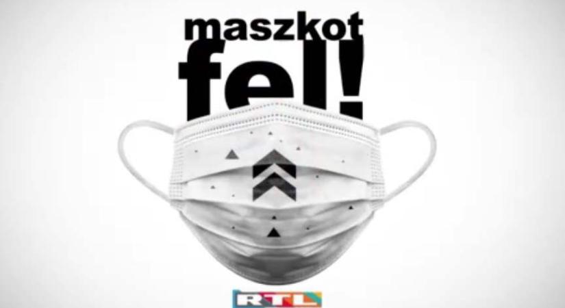 Kampányt indított az RTL a maszkviselés népszerűsítéséért