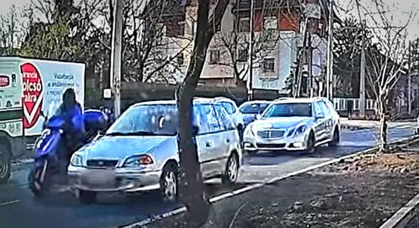 Olvasói: fékezni nem volt idő, de tükröt lerúgni igen?