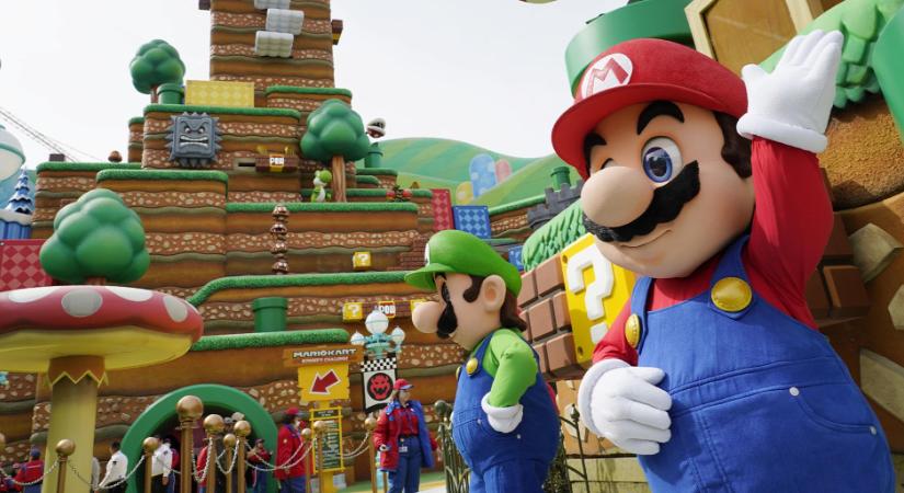 Látványos Super Nintendo World park nyílt Kaliforniában
