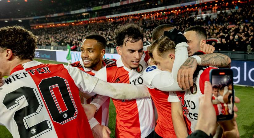 Eredivisie: a Feyenoord legyőzte az AZ Alkmaart, így öt pont az előnye